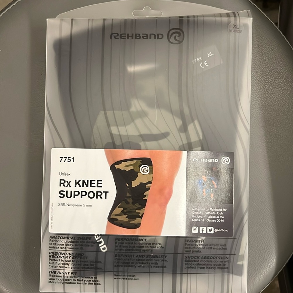 NEW XL RX Knee Sleeve Camo